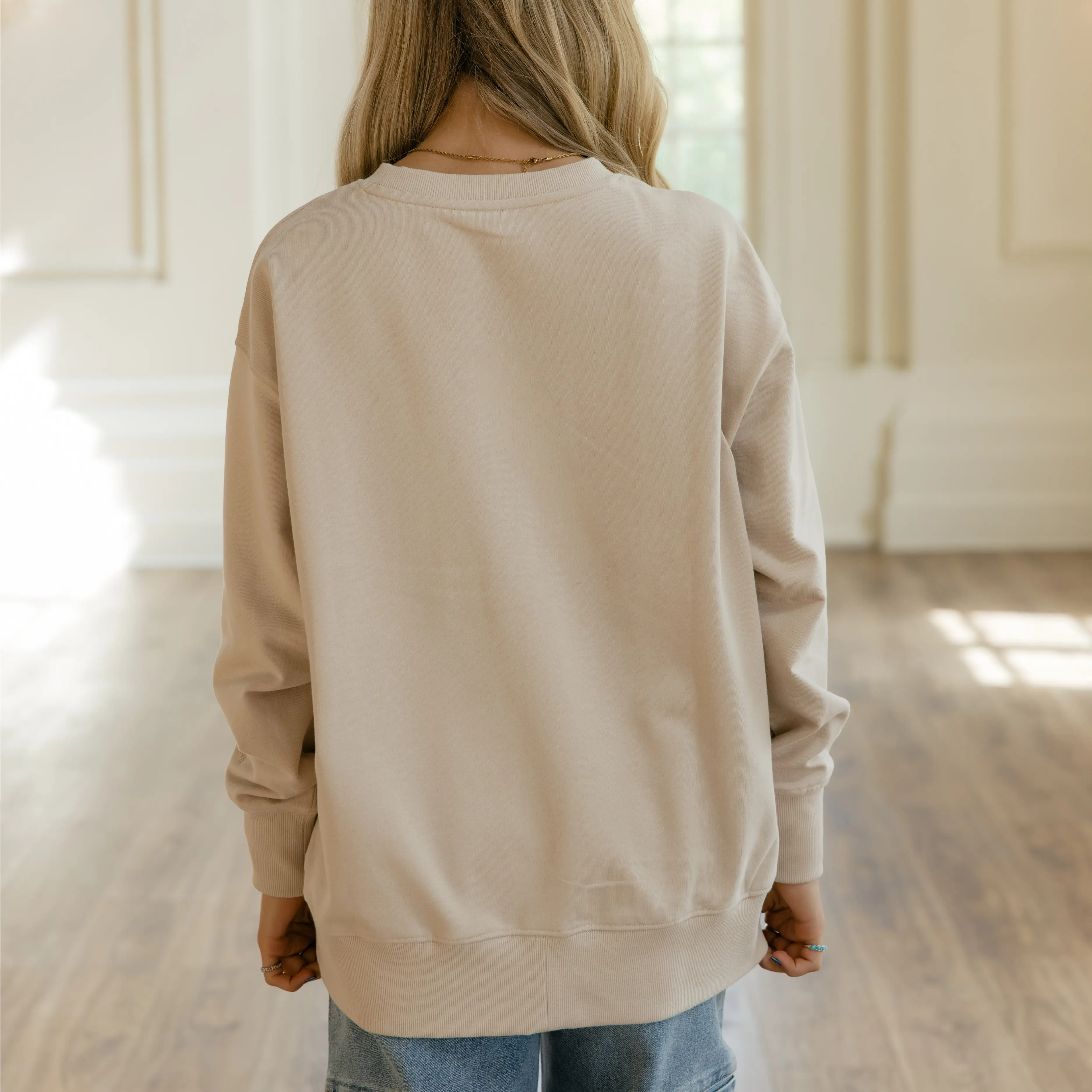 "99" Oversized Crew-Neck Sweatshirt - Image 9