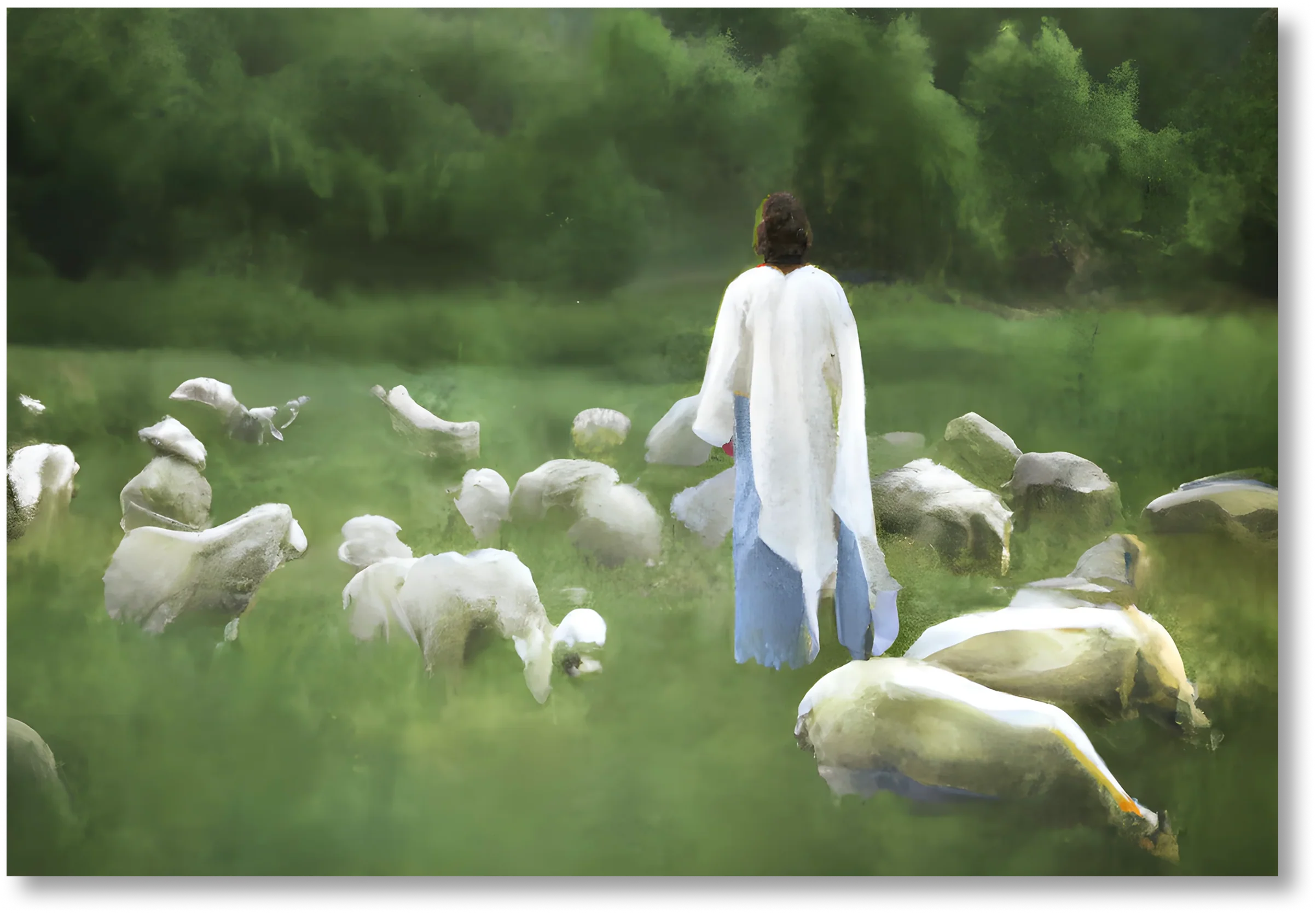 Abide With Me - Print - Image 2