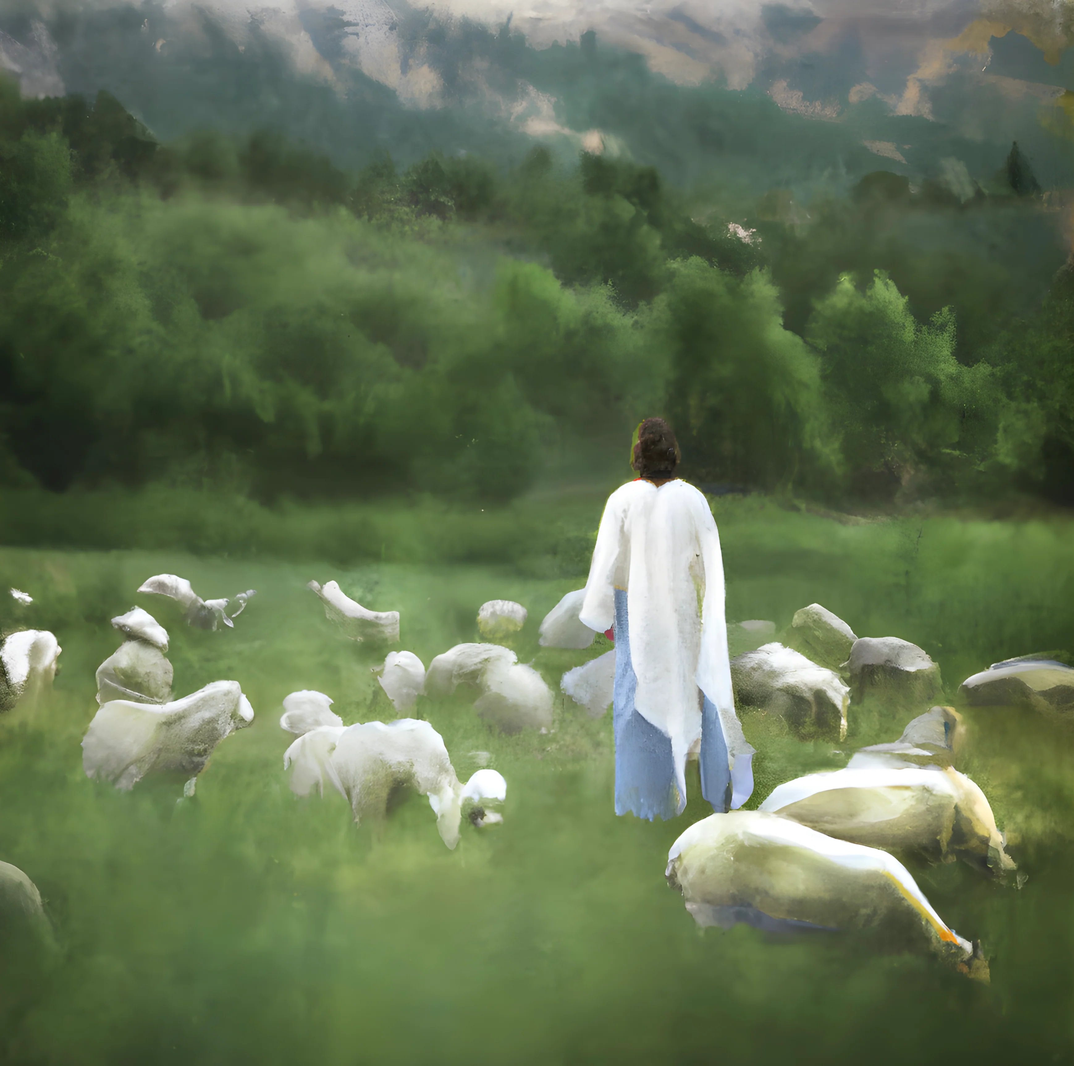 Abide With Me - Print - Image 3