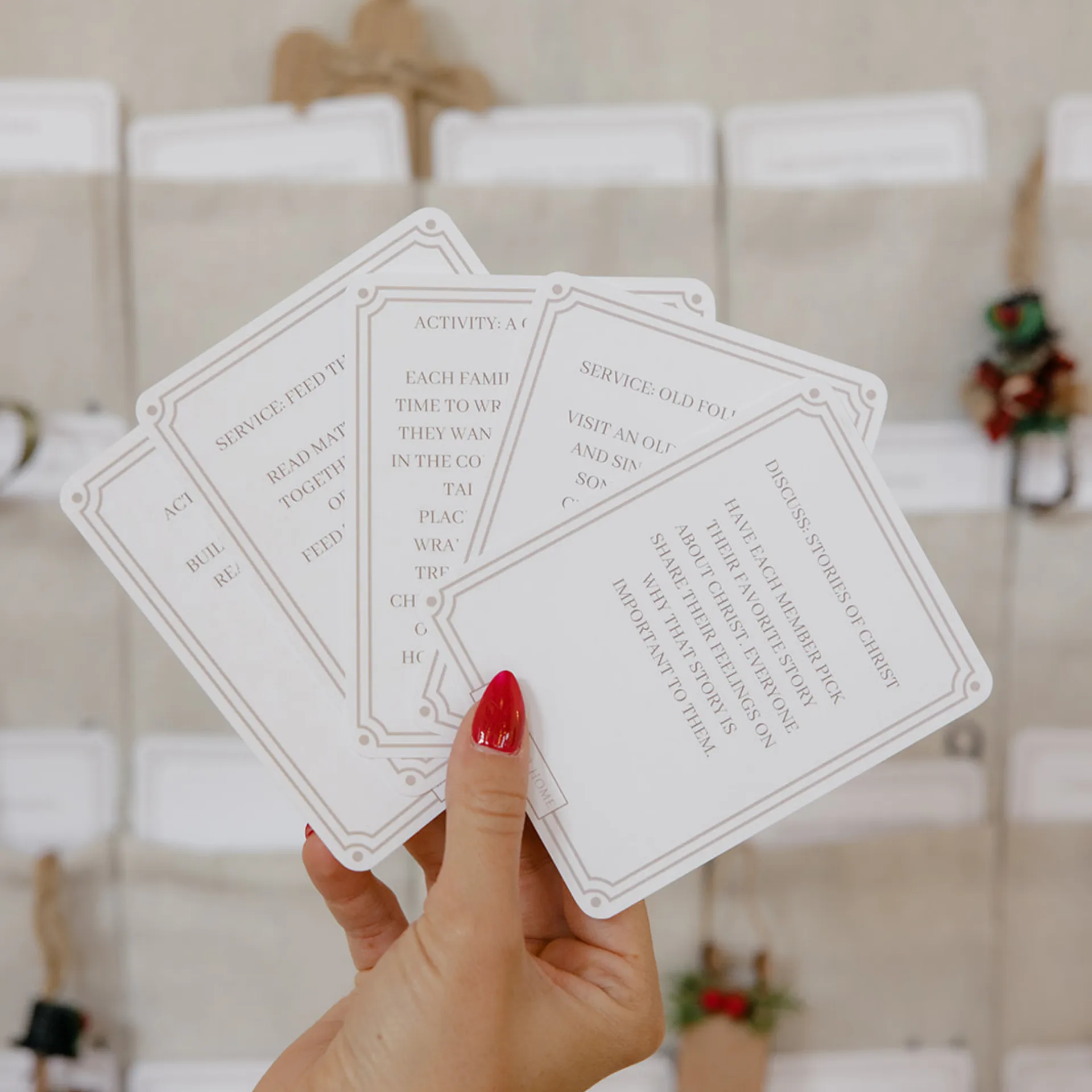 Advent Calendar with Activities & Christ Focused Cards - Image 3