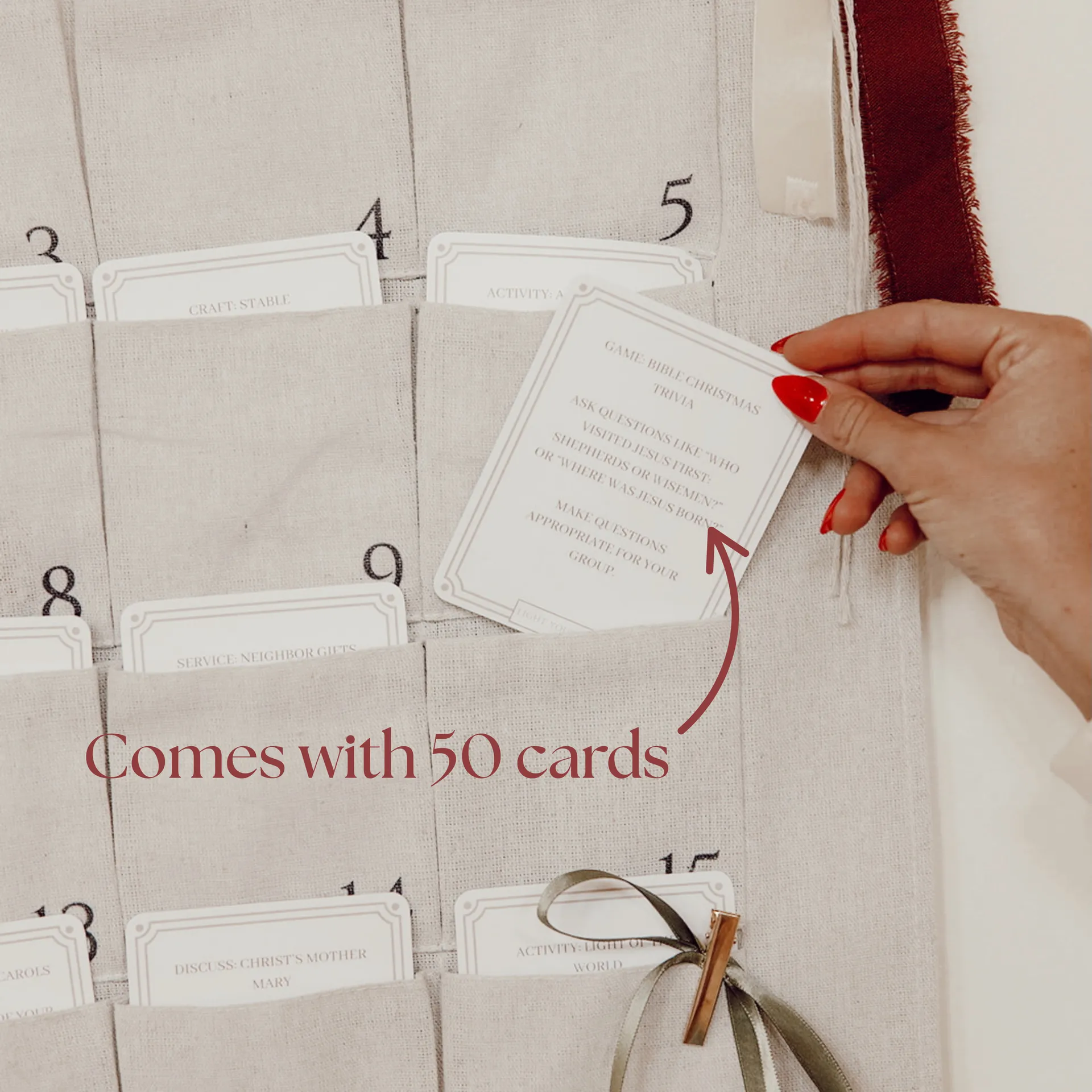 Advent Calendar with Activities & Christ Focused Cards - Image 4