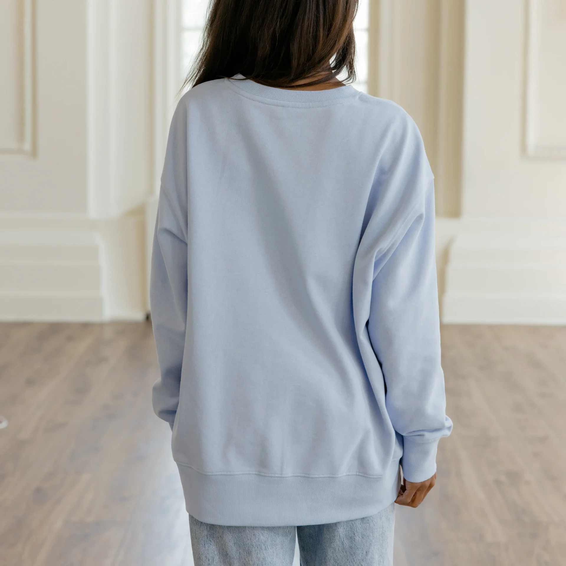 "All Things" Oversized Crew-Neck Sweatshirt - Image 8