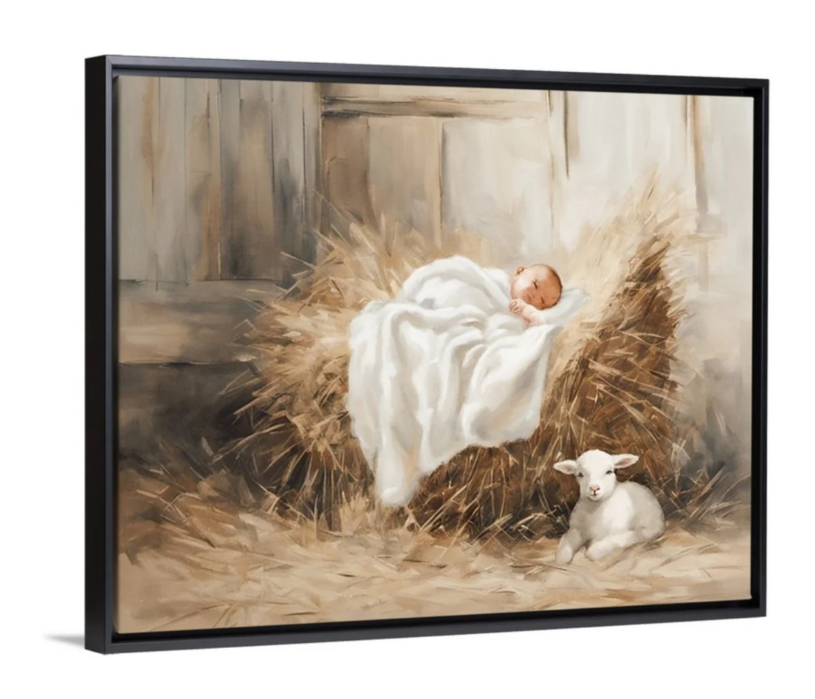 Away In a Manger - Canvas - Image 4