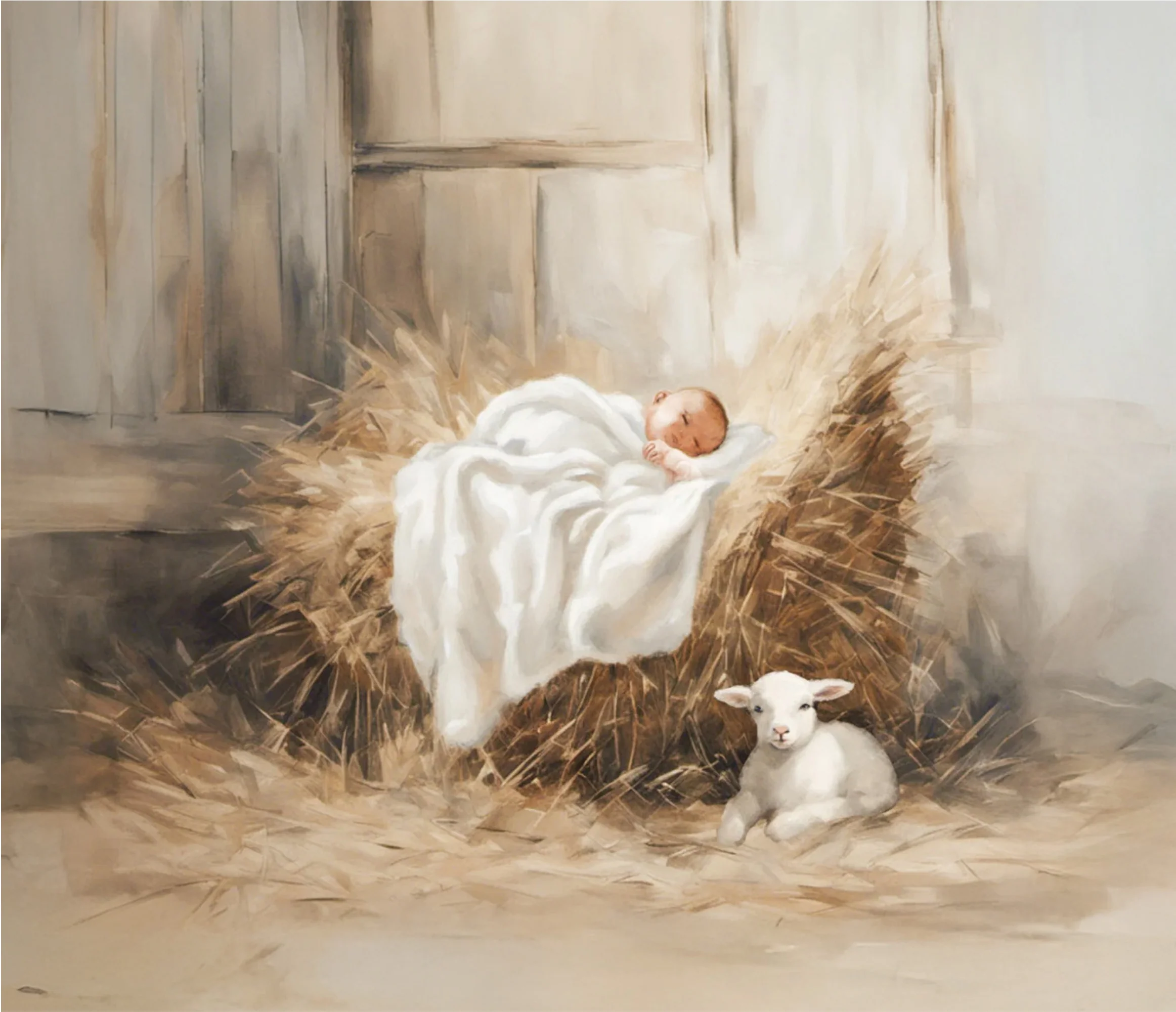 Away In a Manger - Canvas - Image 5