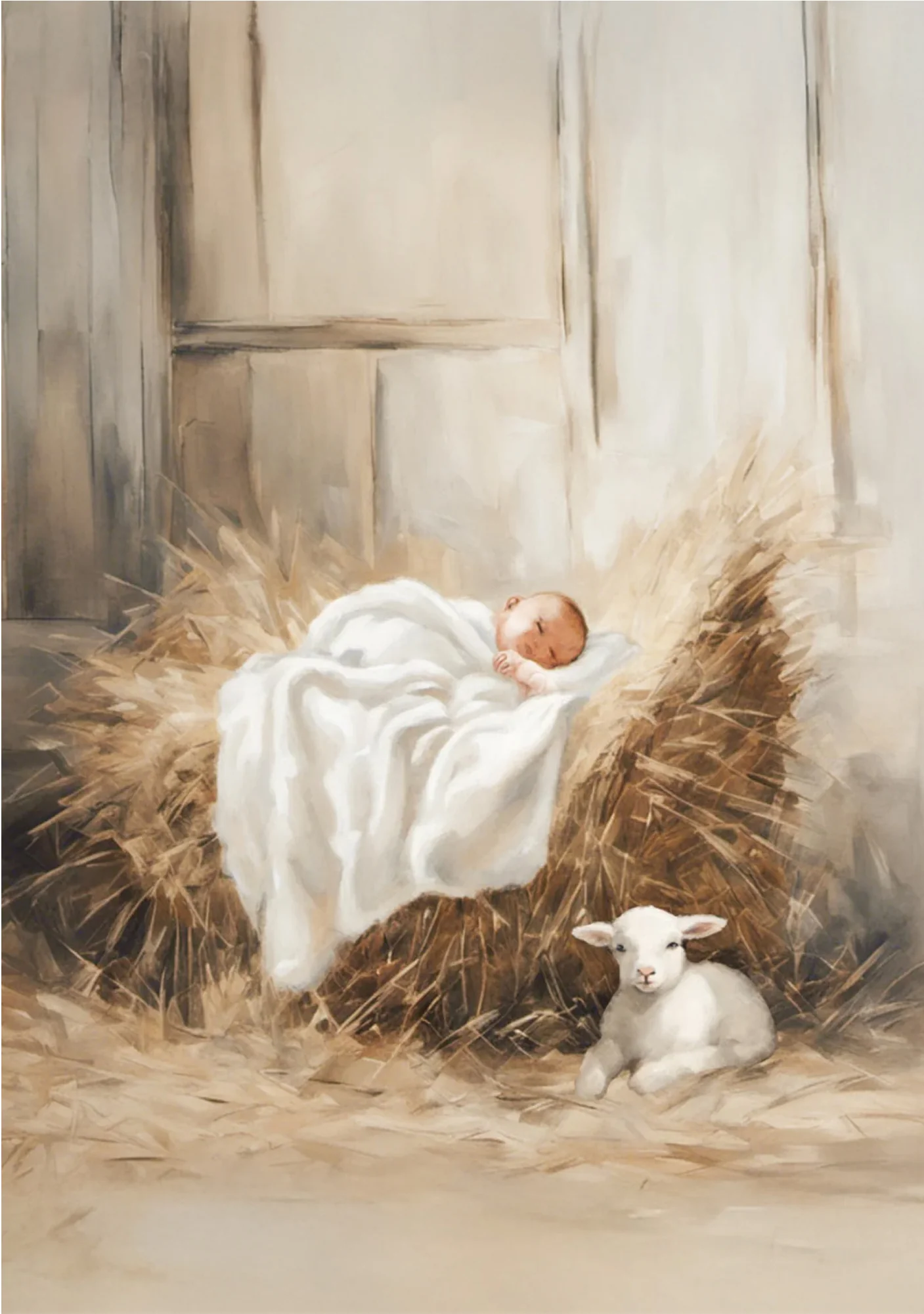 Away In a Manger - Canvas - Image 6