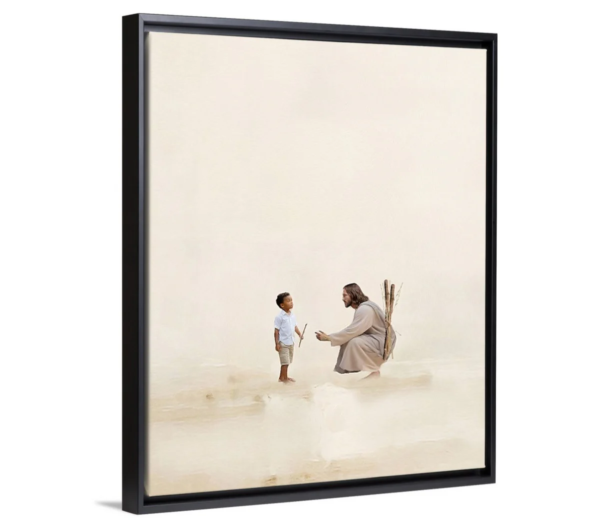 Better Together/ Black Hair Boy - Canvas - Image 6