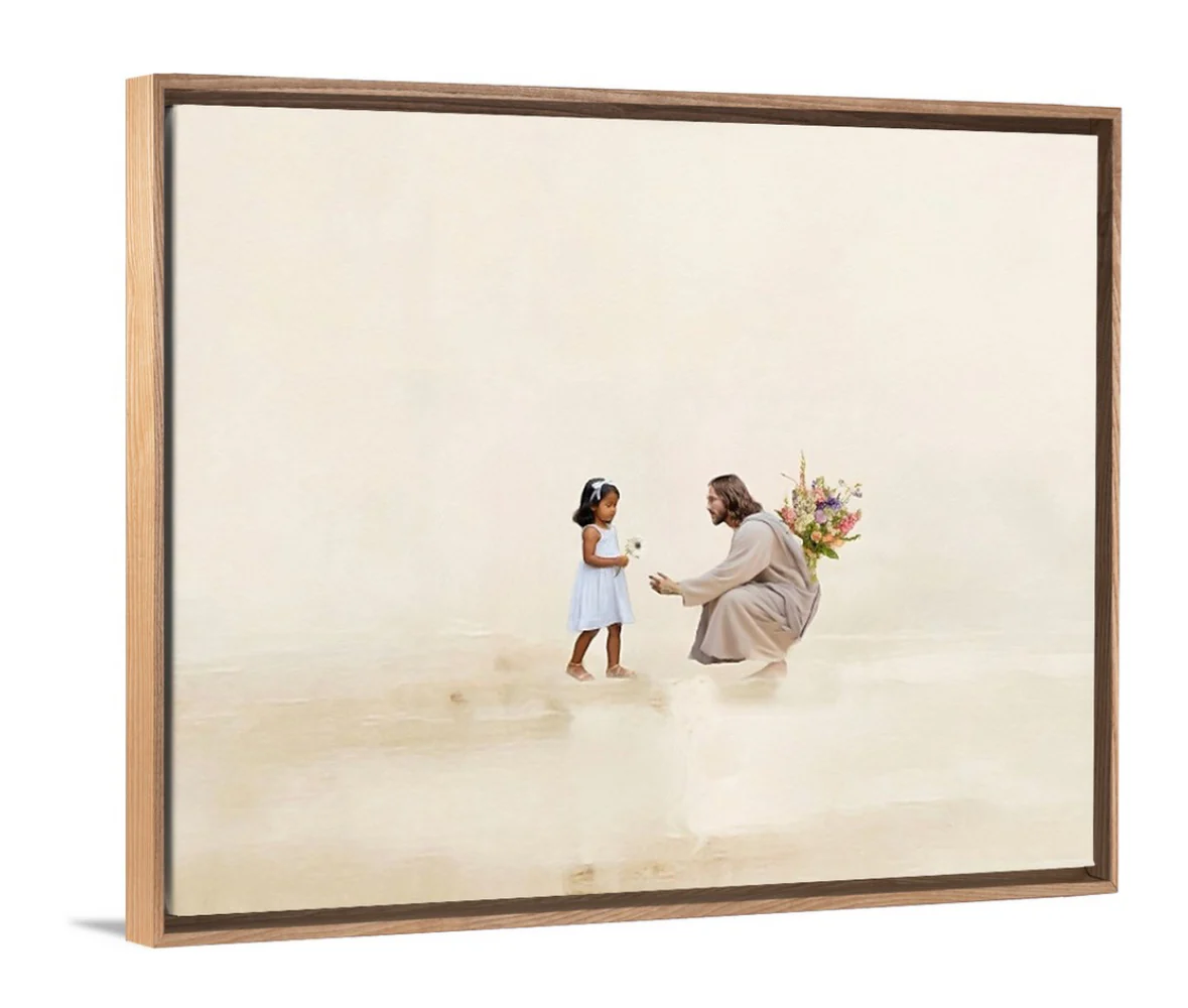 Better Together/ Black Hair Girl - Canvas - Image 3