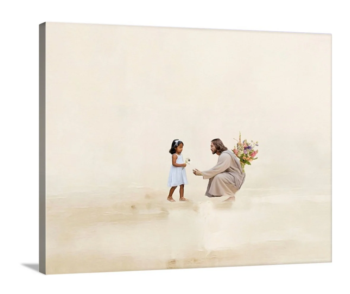 Better Together/ Black Hair Girl - Canvas - Image 5