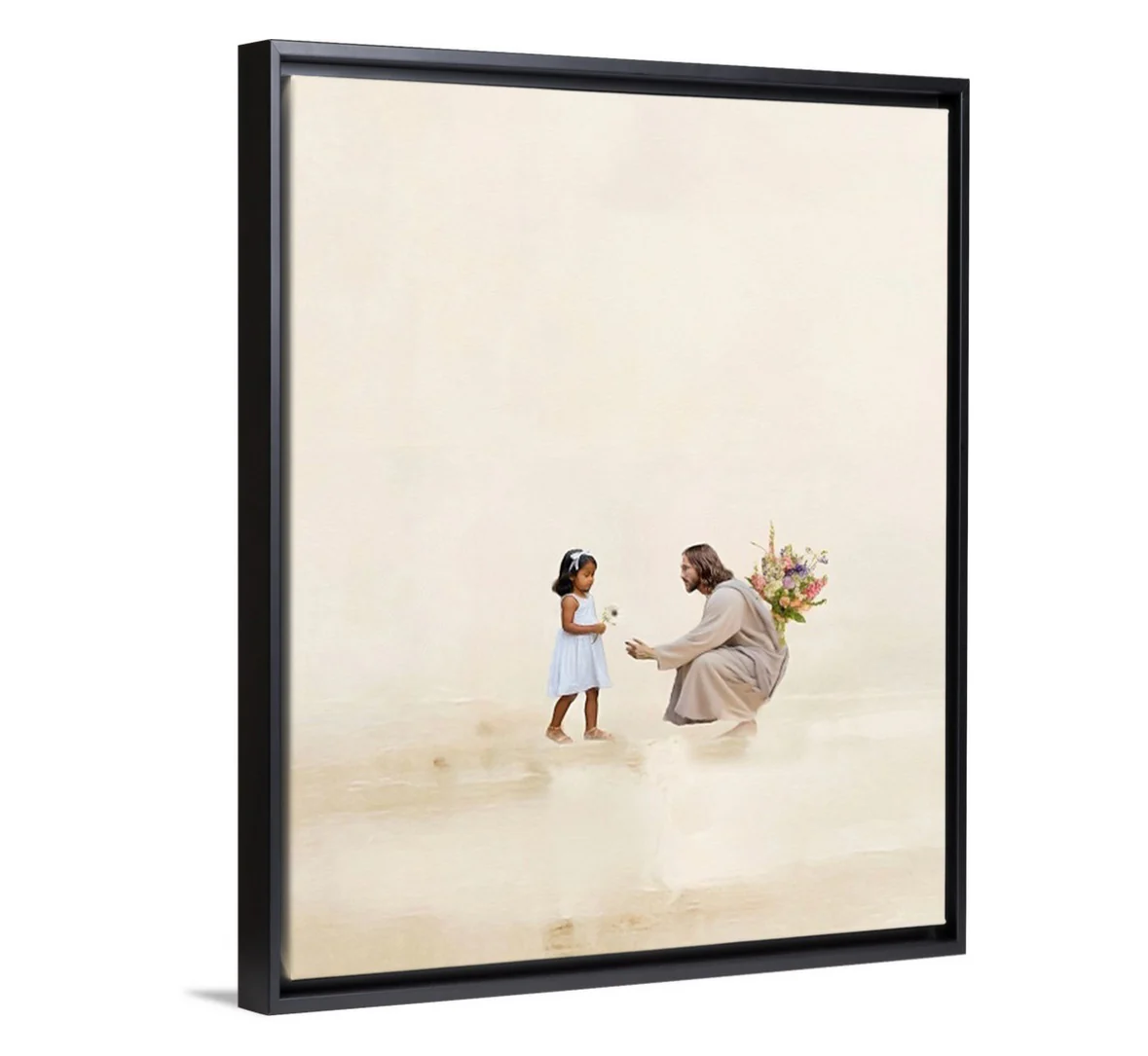 Better Together/ Black Hair Girl - Canvas - Image 6