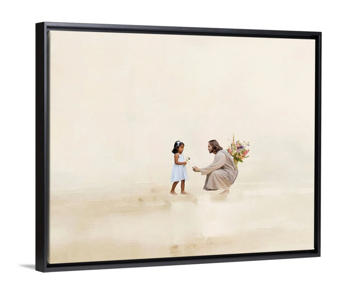 Better Together/ Black Hair Girl - Canvas - Image 7