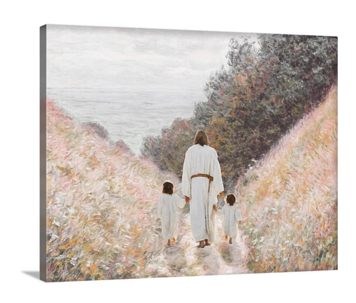 Consider The Lilies/Brunette - Canvas - Image 3