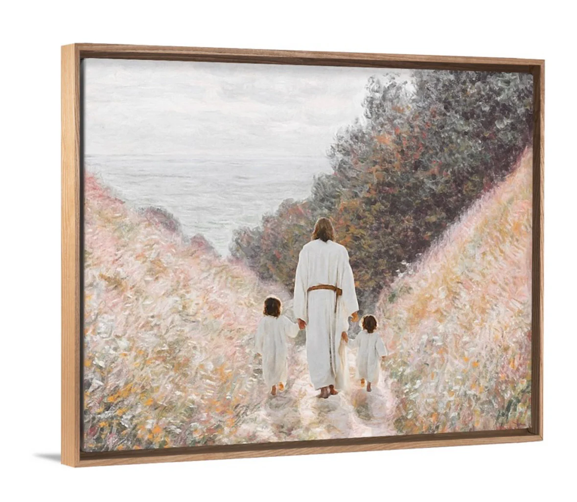 Consider The Lilies/Brunette - Canvas - Image 4