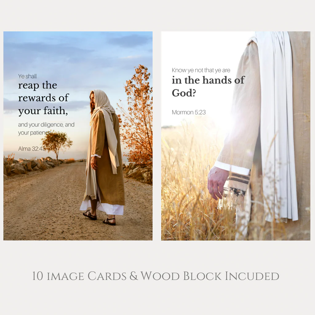 Remember Card Set & Wood Block - Image 3