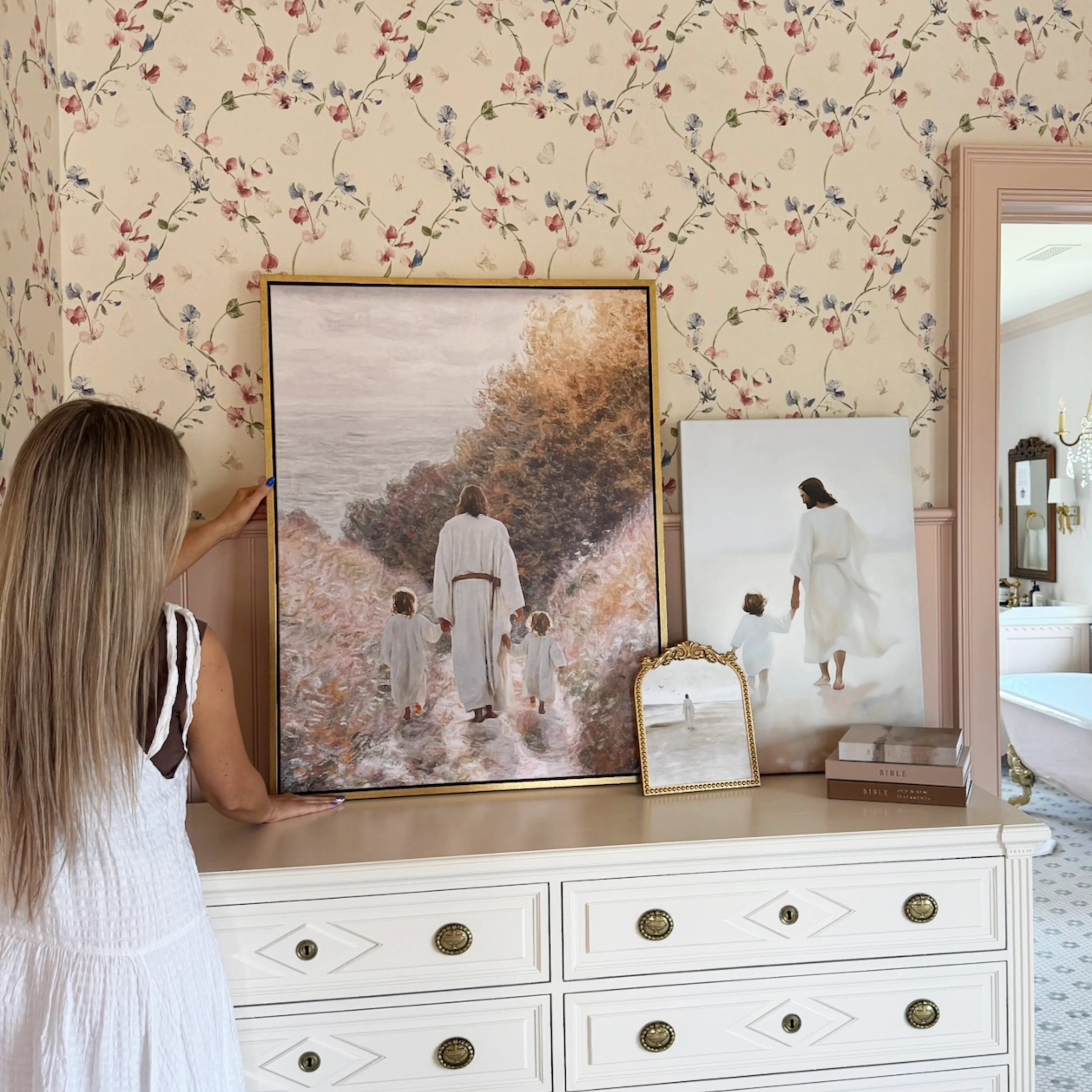 Consider The Lilies/Blonde - Canvas - Image 4