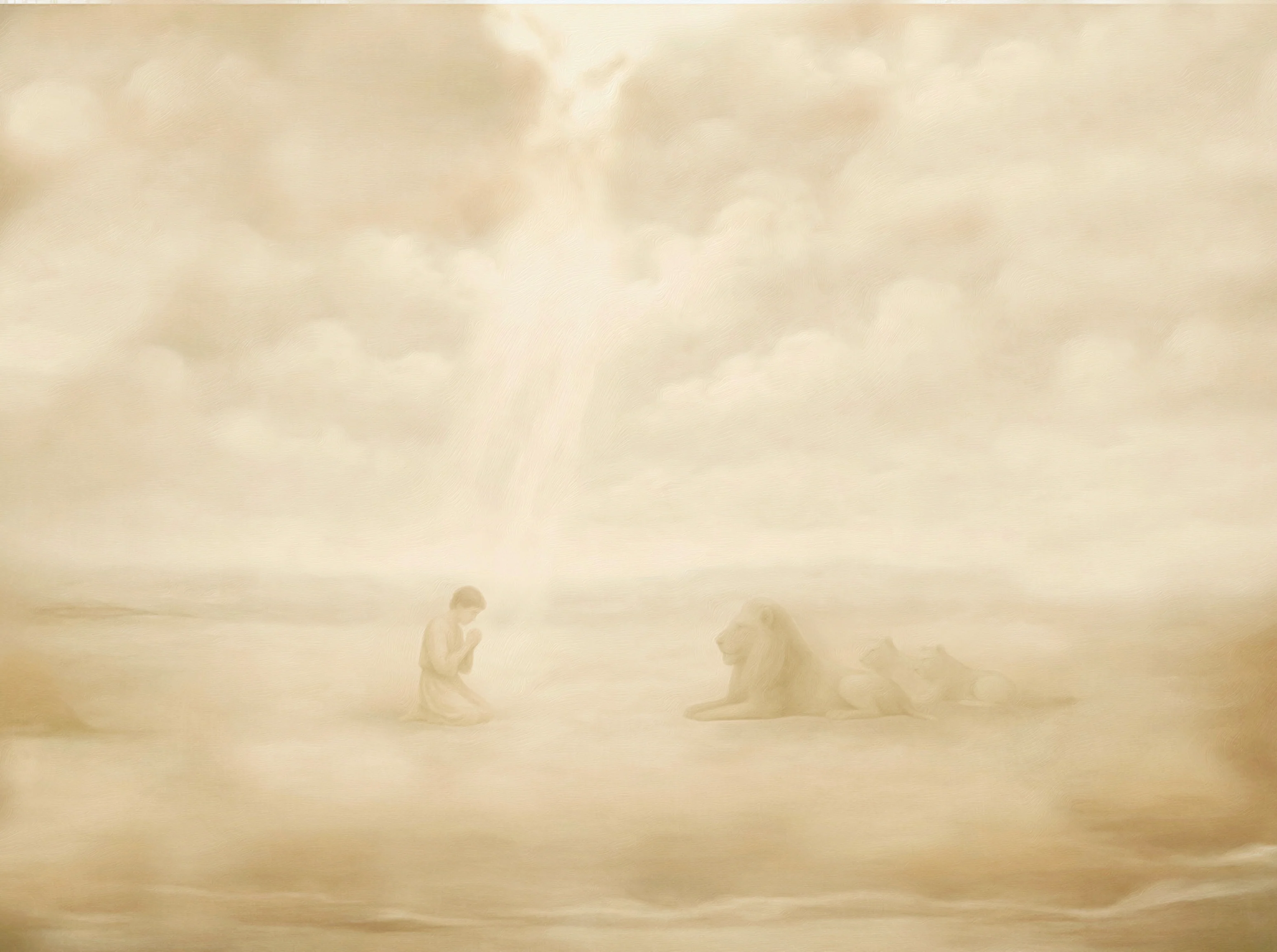 Daniel And The Lions Den - Canvas - Image 11
