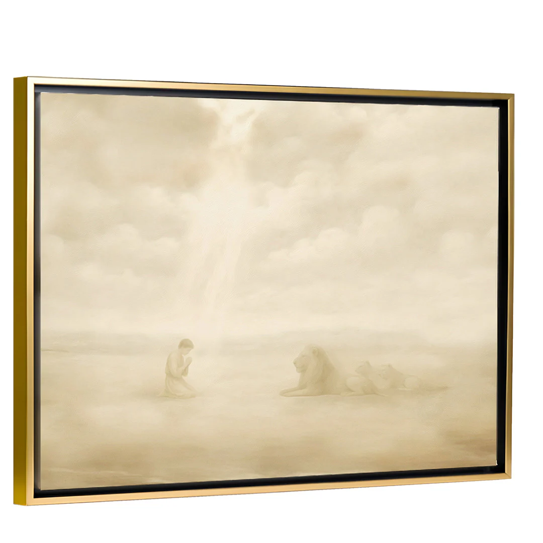 Daniel And The Lions Den - Canvas - Image 4