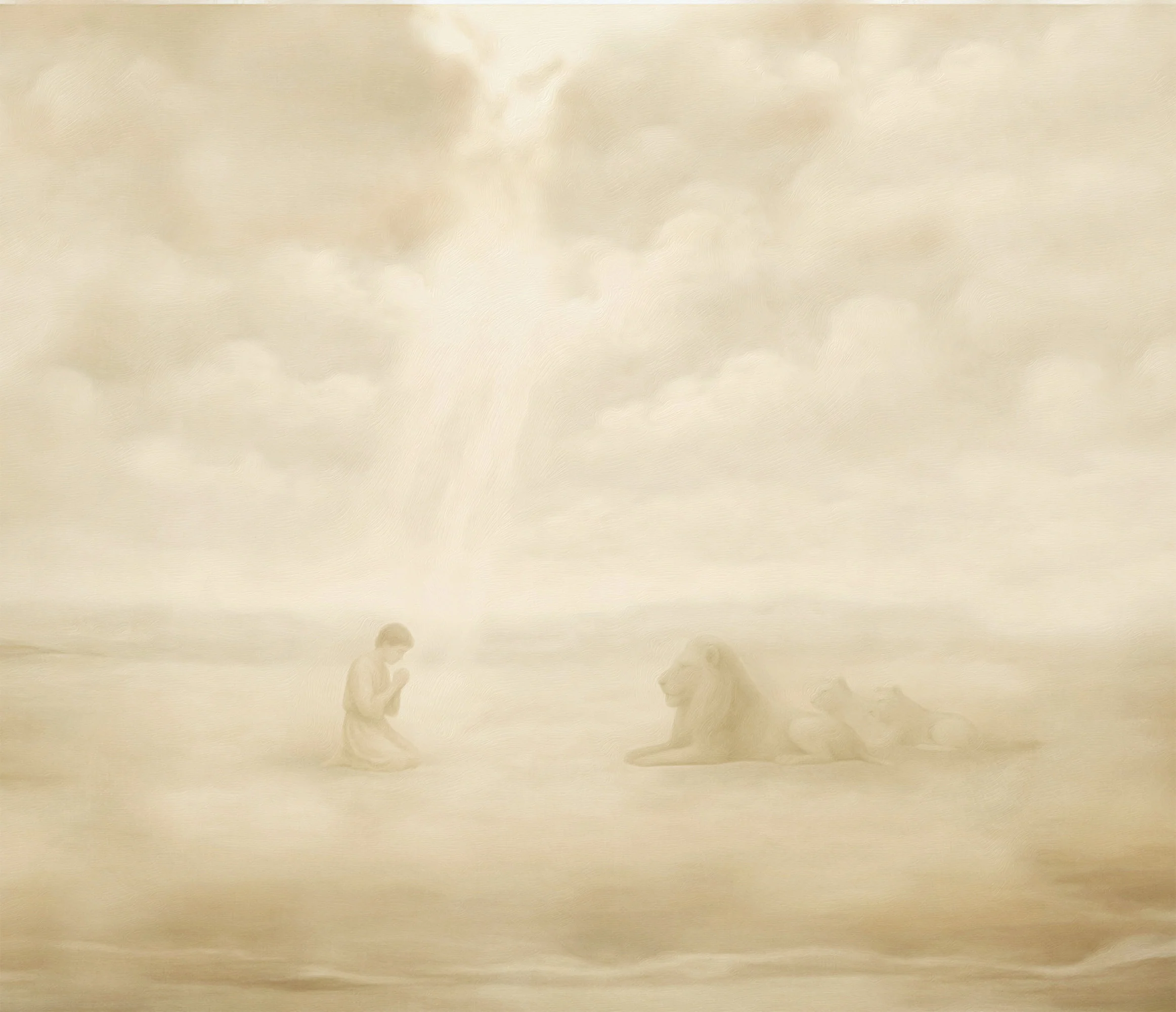 Daniel And The Lions Den - Canvas - Image 8