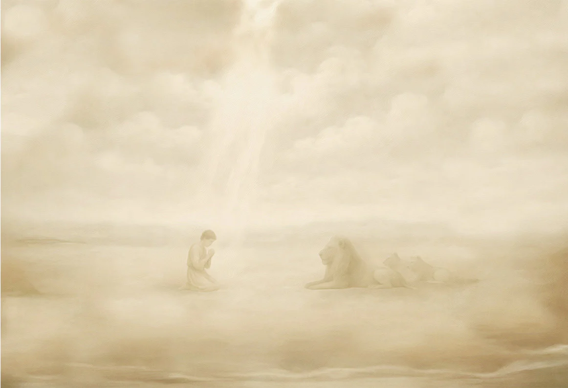 Daniel And The Lions Den - Print - Image 3