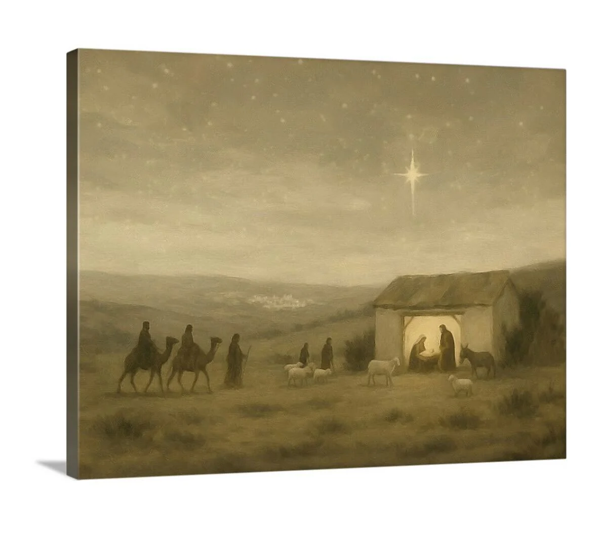 For Unto Us A Child Is Born - Canvas - Image 3