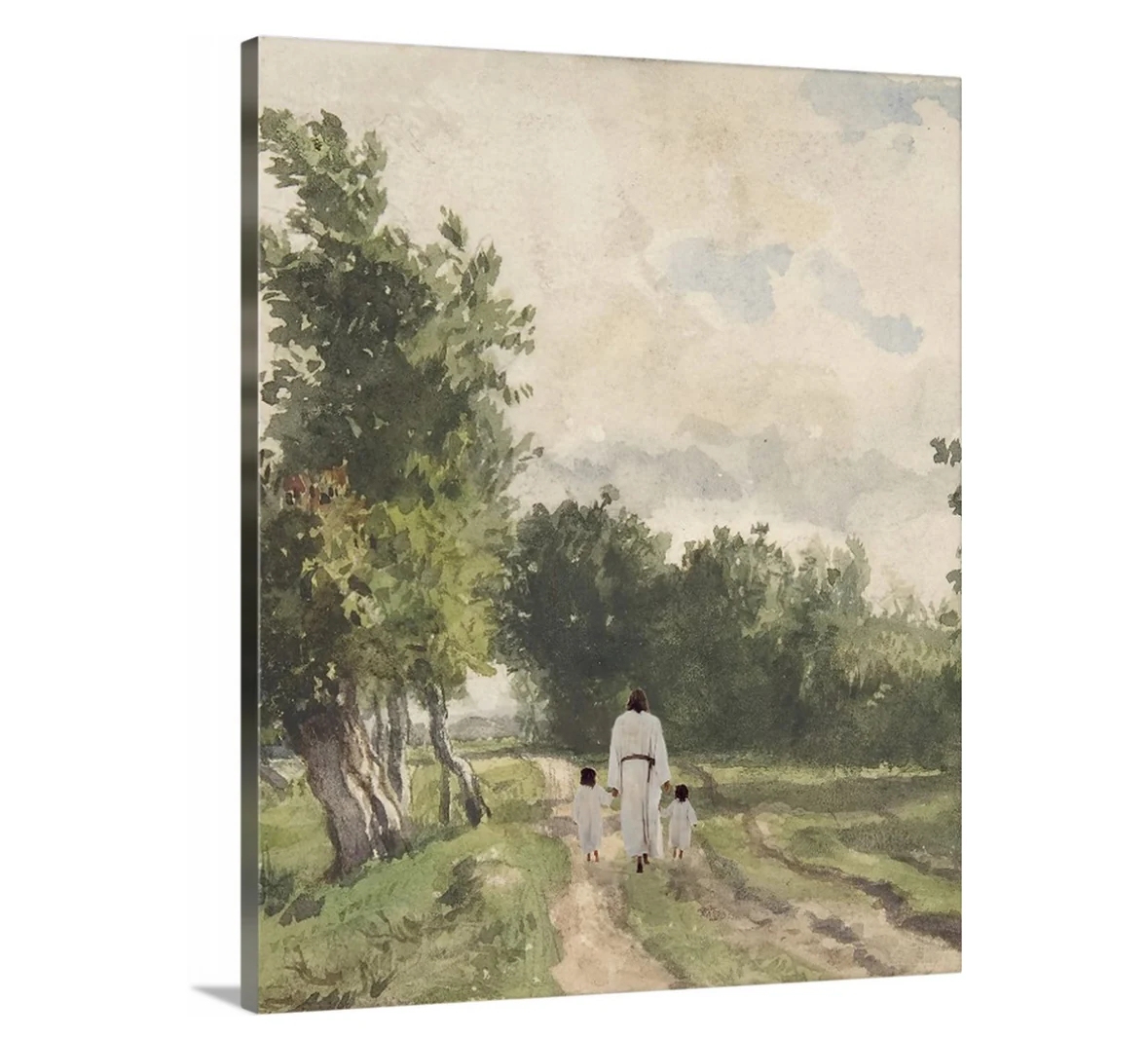 Hand In Hand, Brunette - Canvas - Image 5