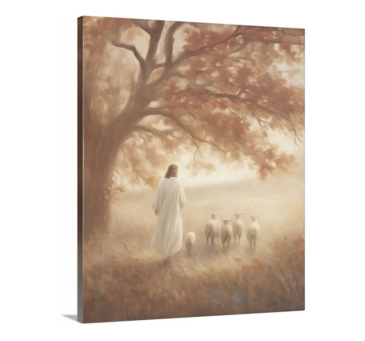 He Knows His Sheep - Canvas - Image 2