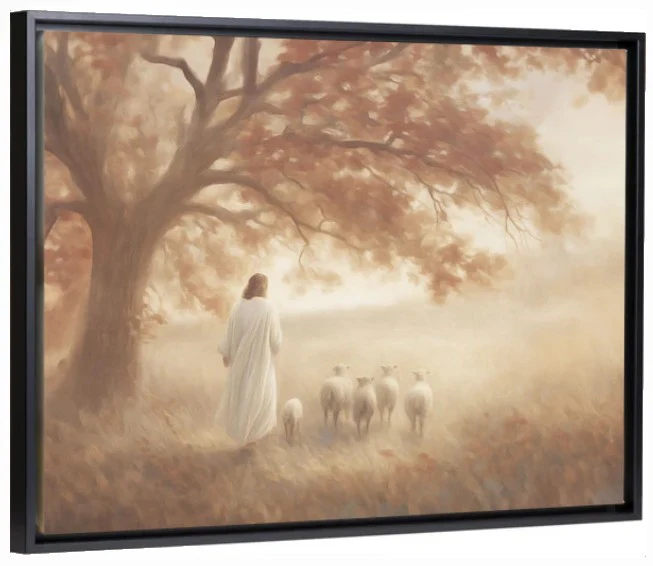He Knows His Sheep - Canvas - Image 5