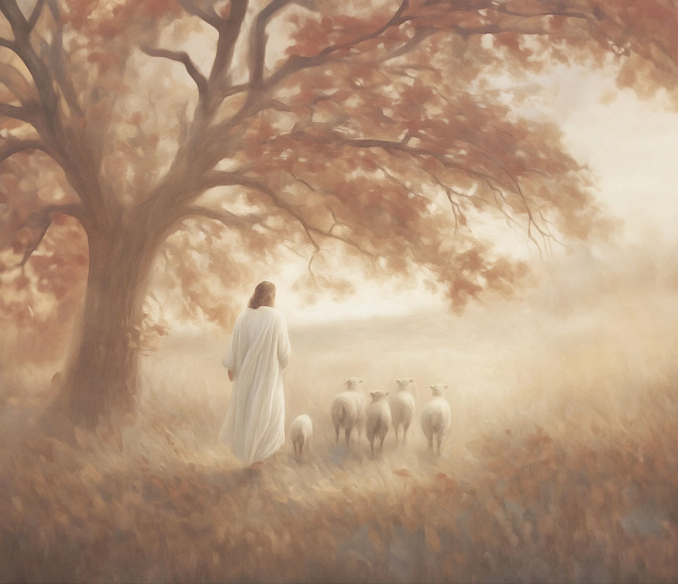 He Knows His Sheep - Canvas - Image 9