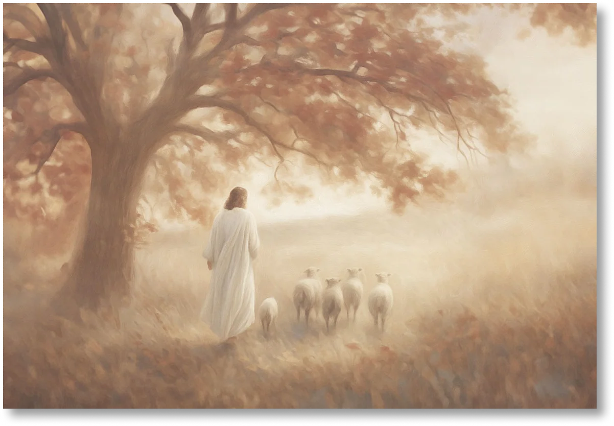He Knows His Sheep - Print - Image 2