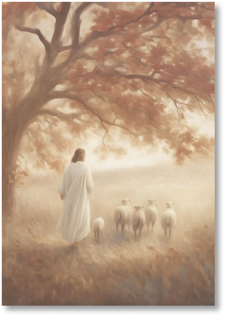He Knows His Sheep - Print - Image 3