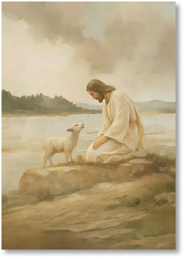 I Know My Sheep - Print - Image 2