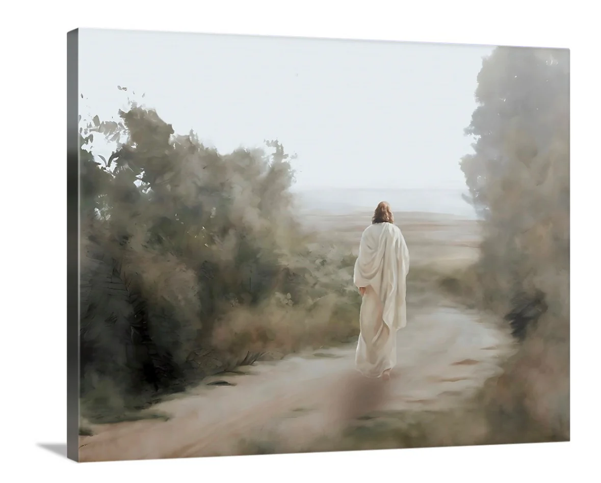 In His Footsteps - Canvas - Image 2