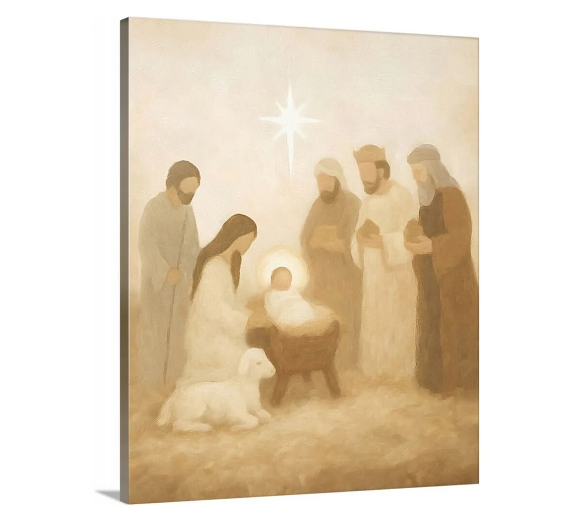 Manger Scene - Canvas - Image 2