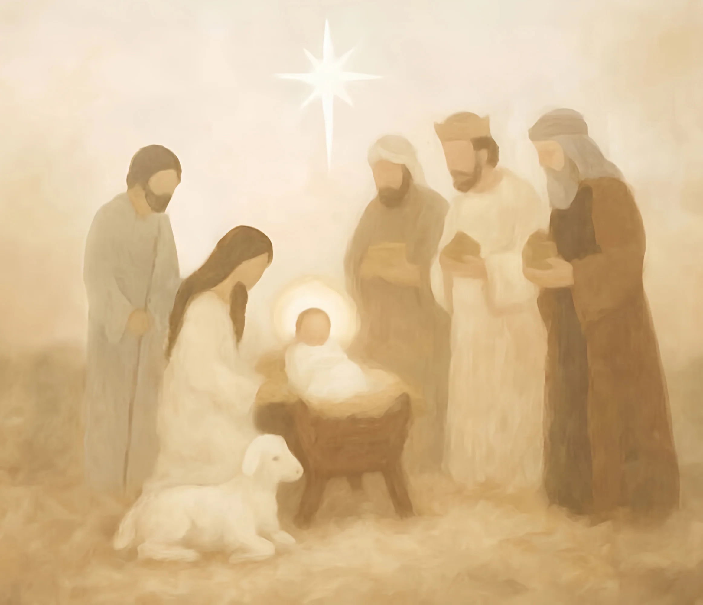 Manger Scene - Canvas - Image 8