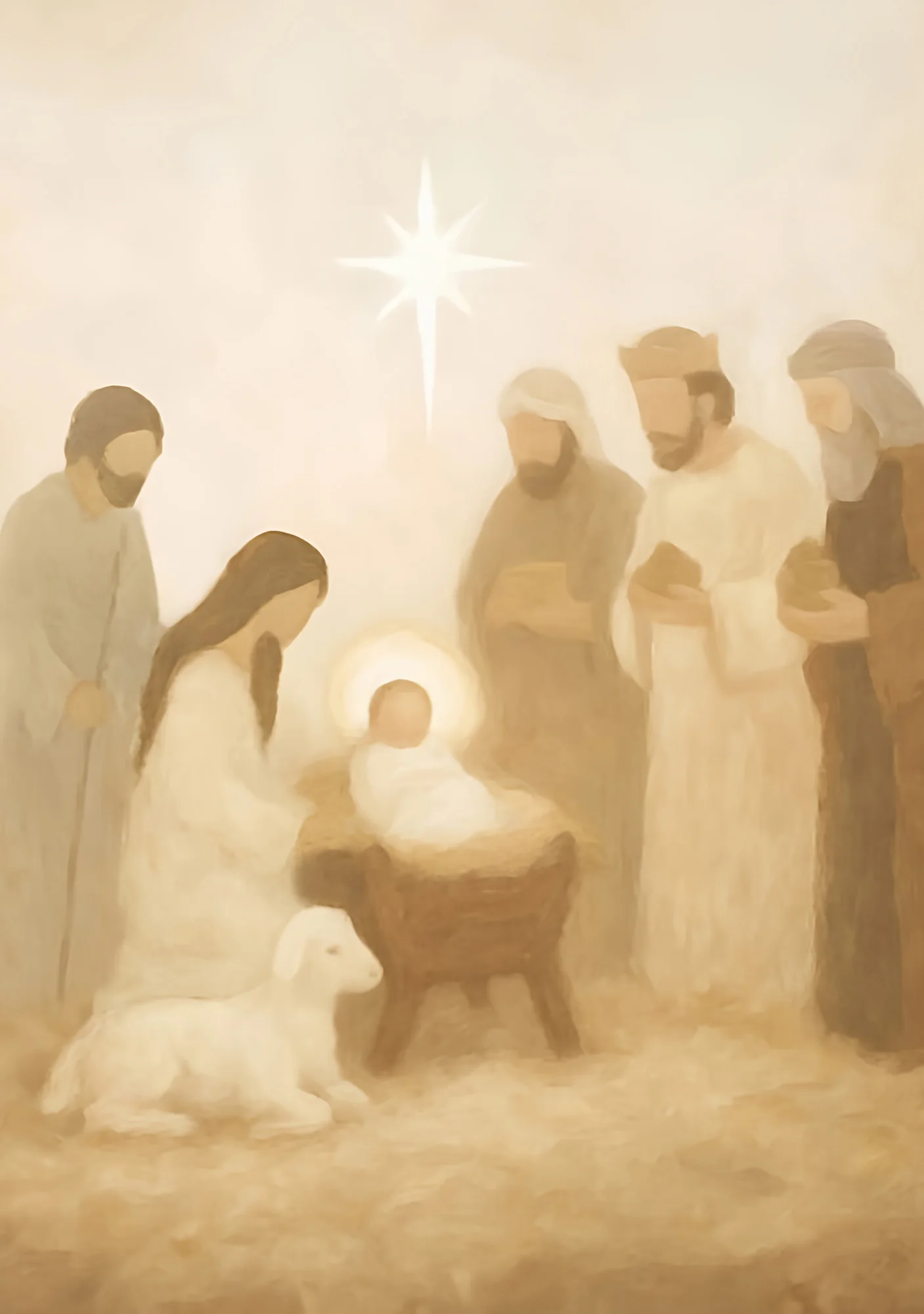 Manger Scene - Canvas - Image 9