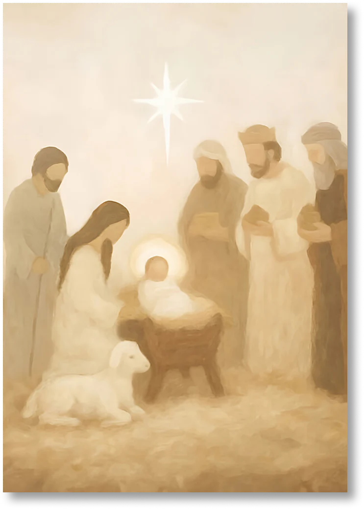 Manger Scene - Print - Image 2