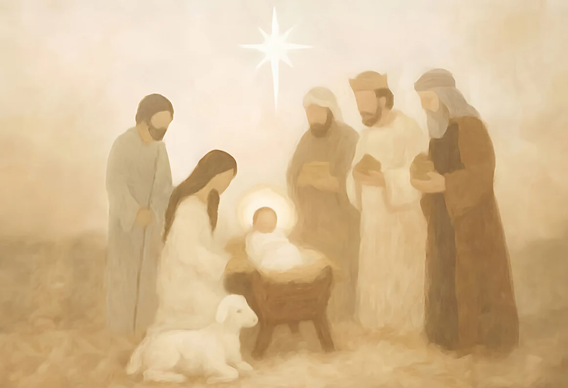 Manger Scene - Print - Image 3