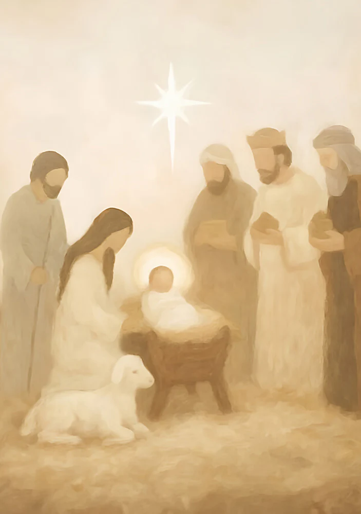 Manger Scene - Print - Image 4