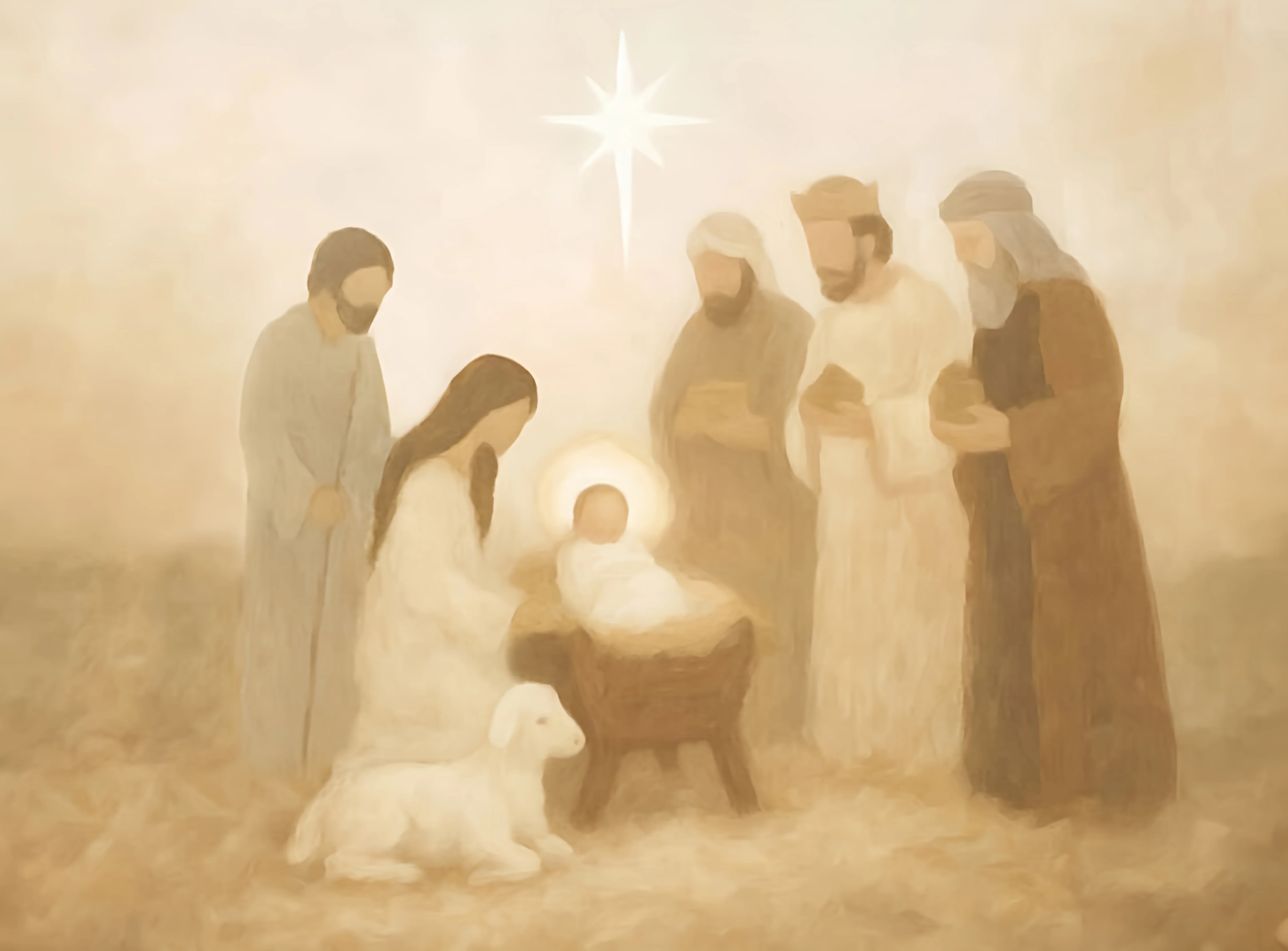 Manger Scene - Canvas - Image 10