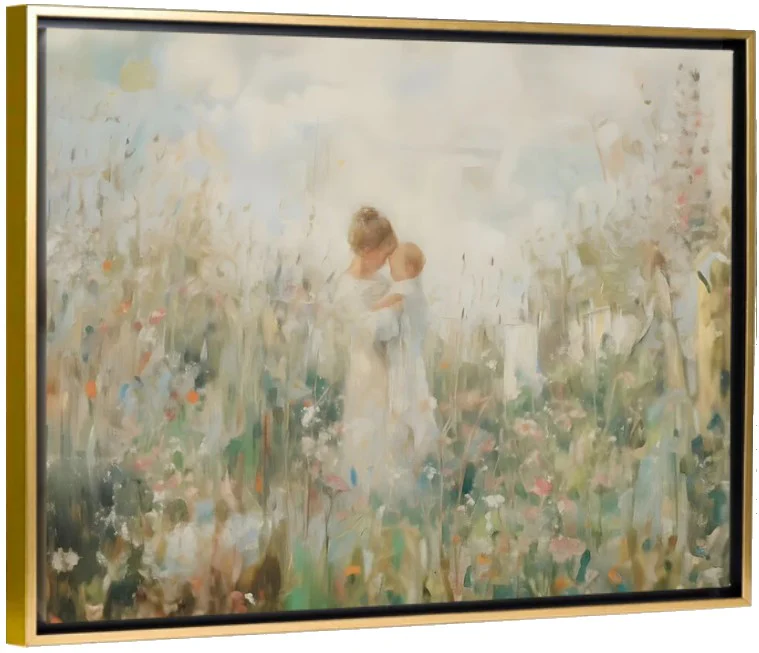 Mommy and Me, Dirty Blonde Hair - Canvas - Image 4