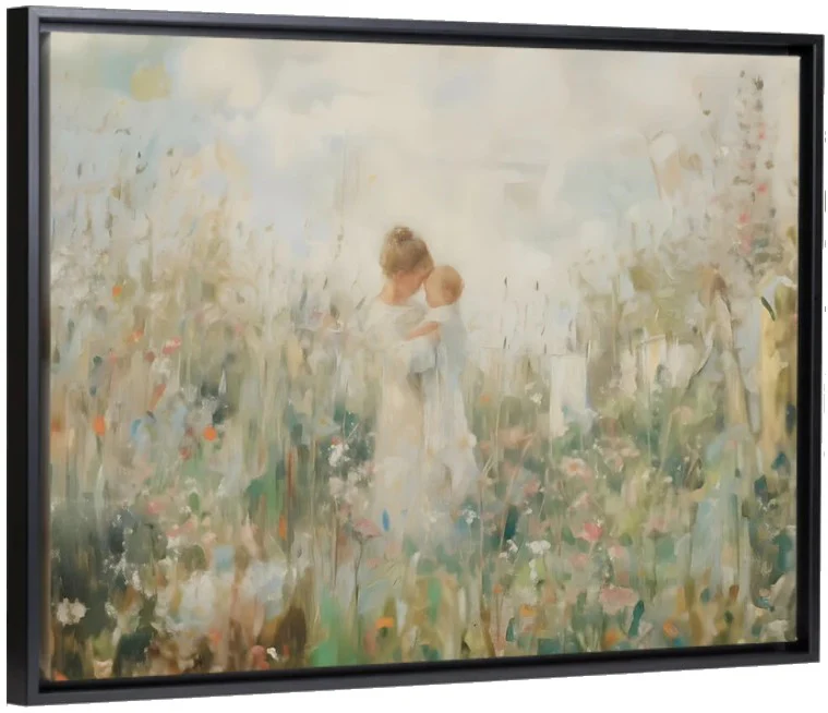 Mommy and Me, Dirty Blonde Hair - Canvas - Image 5