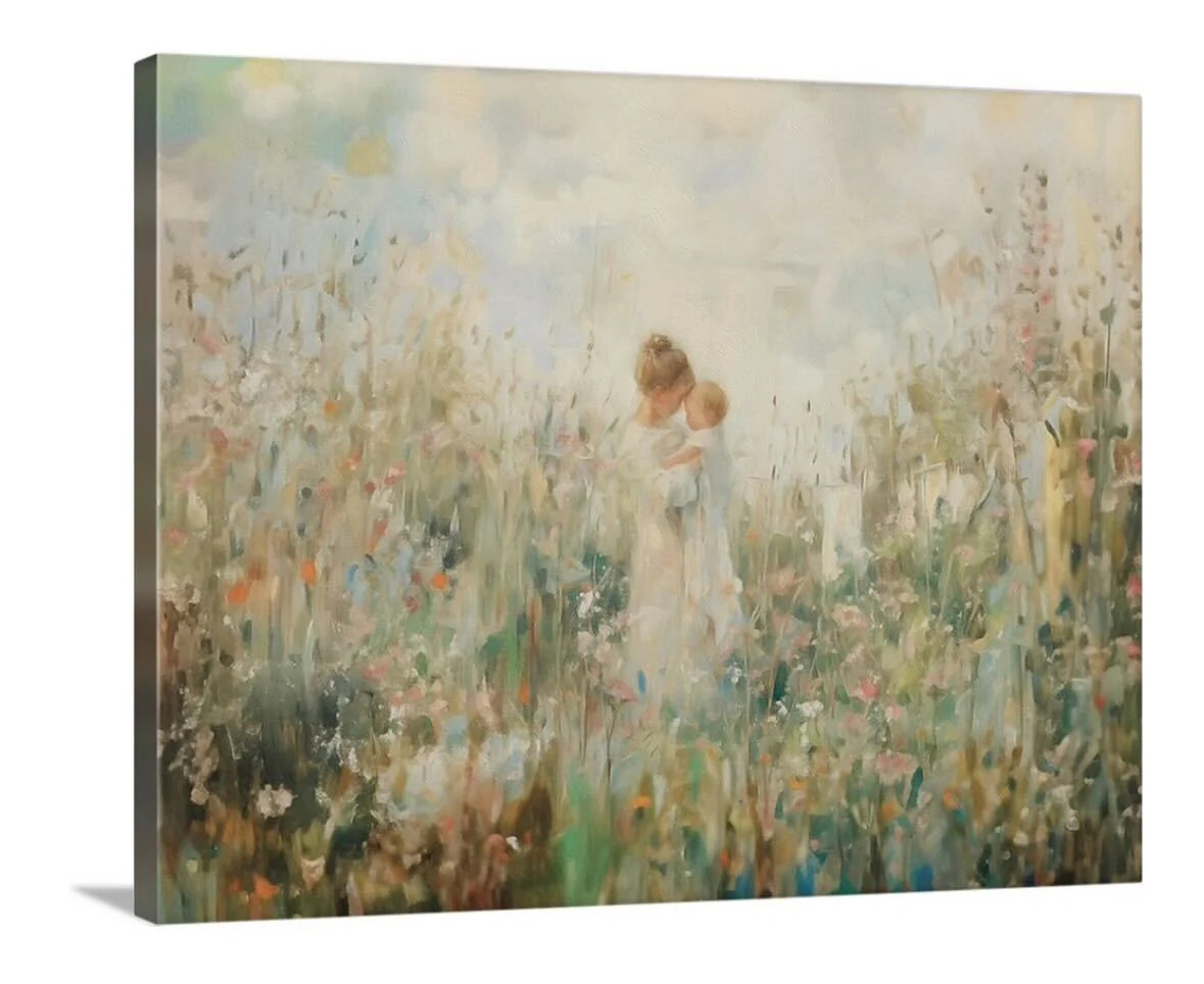 Mommy and Me, Dirty Blonde Hair - Canvas - Image 6