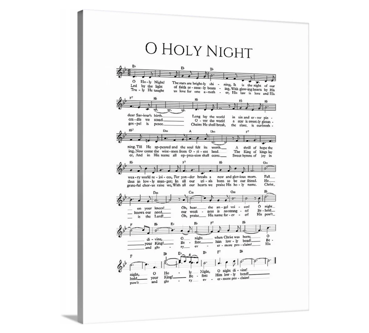 O Holy Night - Canvas - Image 4