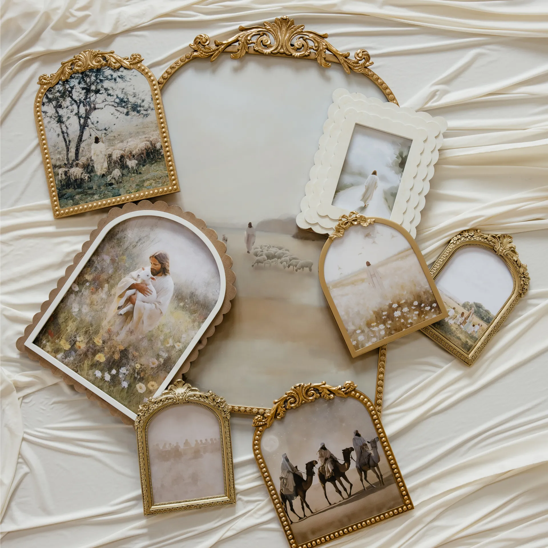 Ornate Vintage Gold Frame - 6x7.5 - Image 10