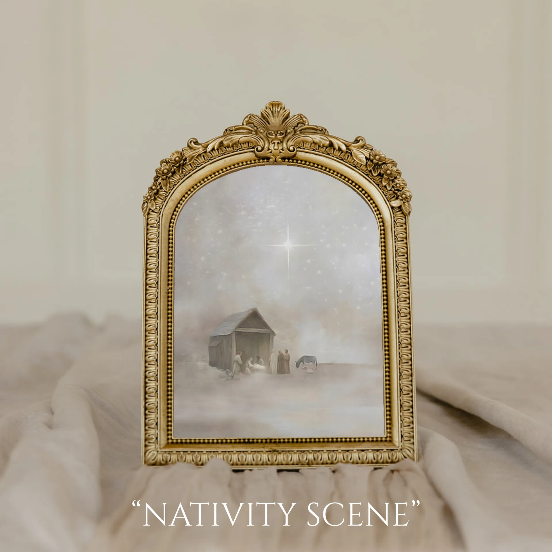 Ornate Vintage Gold Frame - 6x7.5 - Image 6