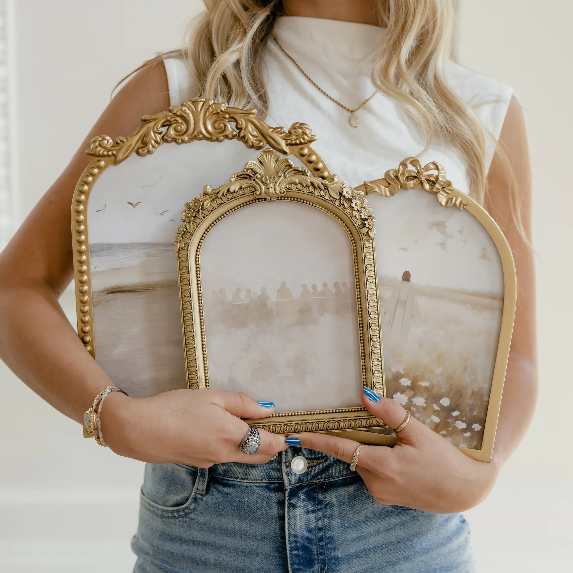 Ornate Vintage Gold Frame - 6x7.5 - Image 9
