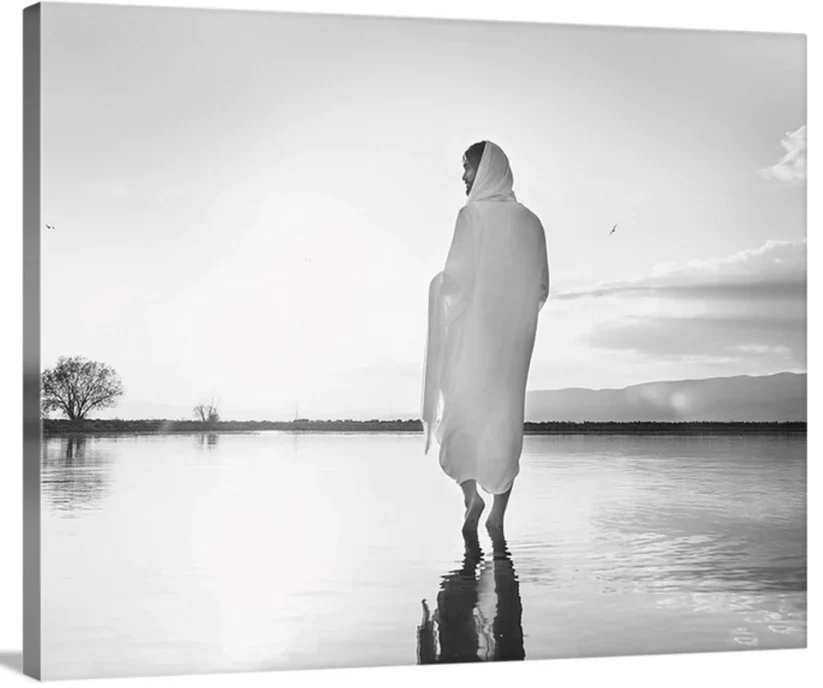 Peace Be Still B&W - Canvas - Image 2