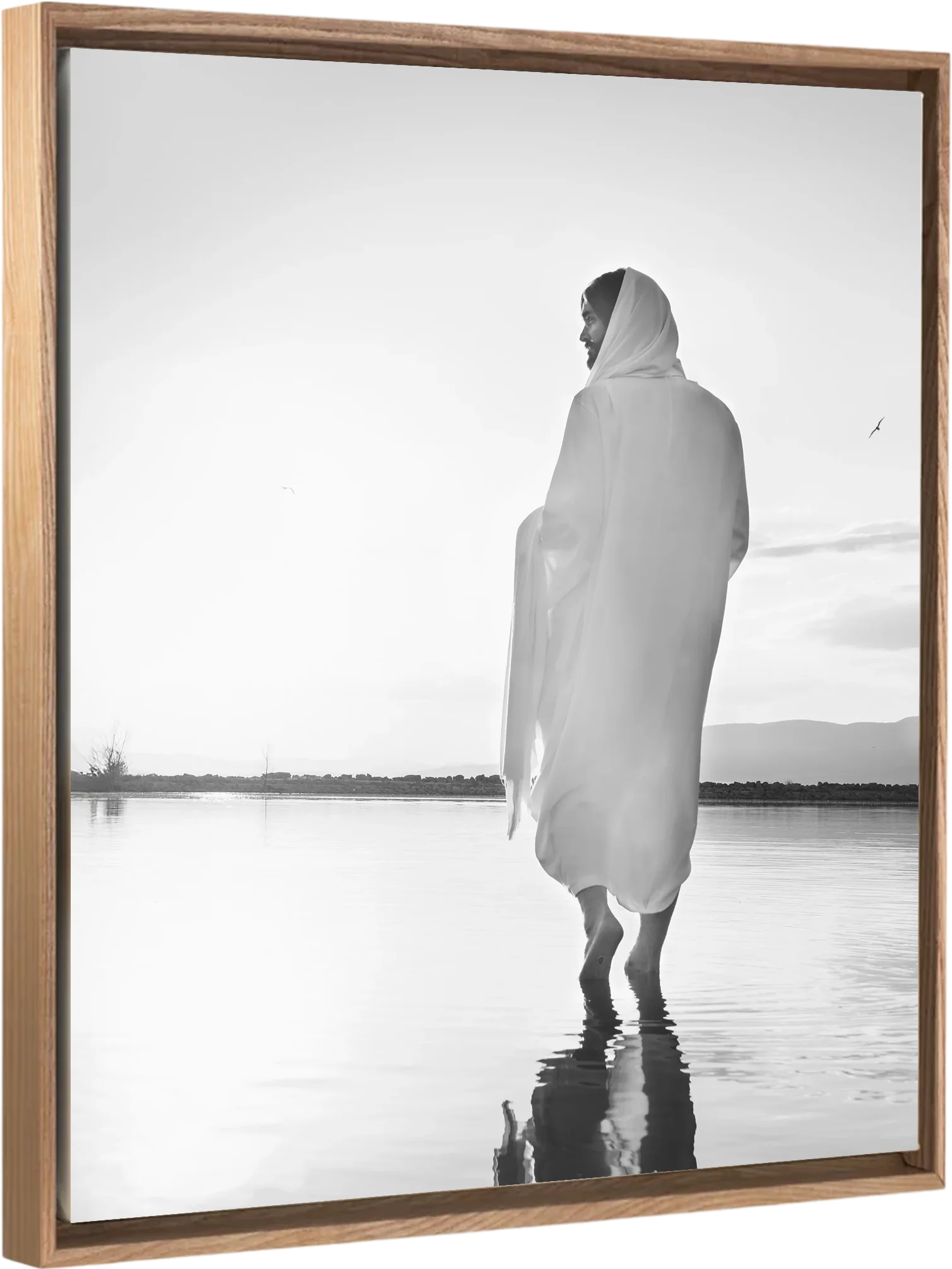 Peace Be Still B&W - Canvas - Image 3