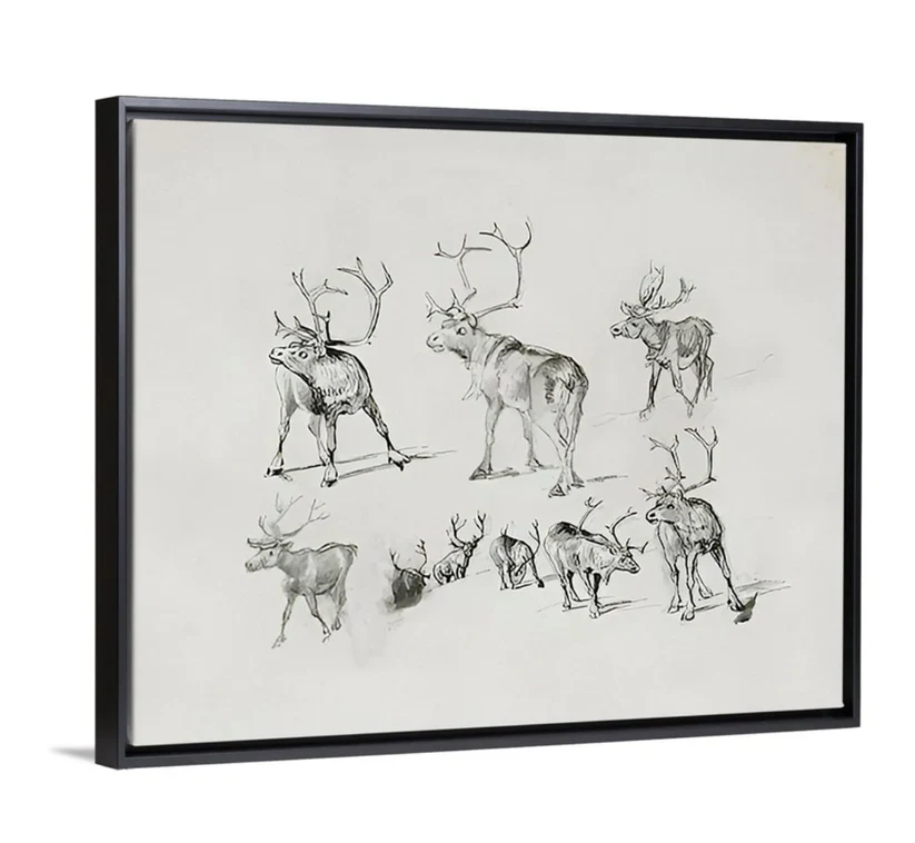 Reindeer - Canvas - Image 2