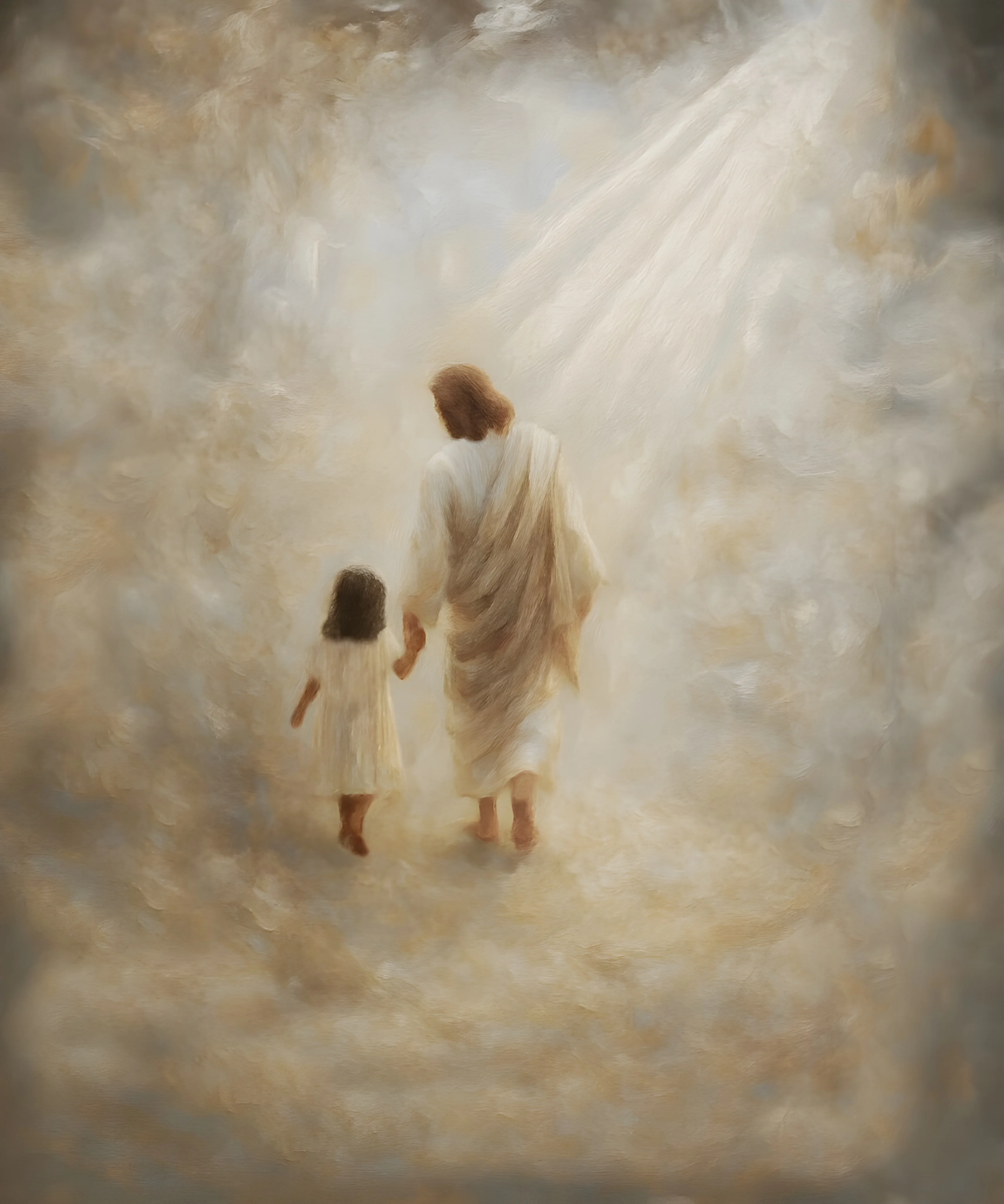 Safe Haven, Black Hair Girl - Canvas - Image 10