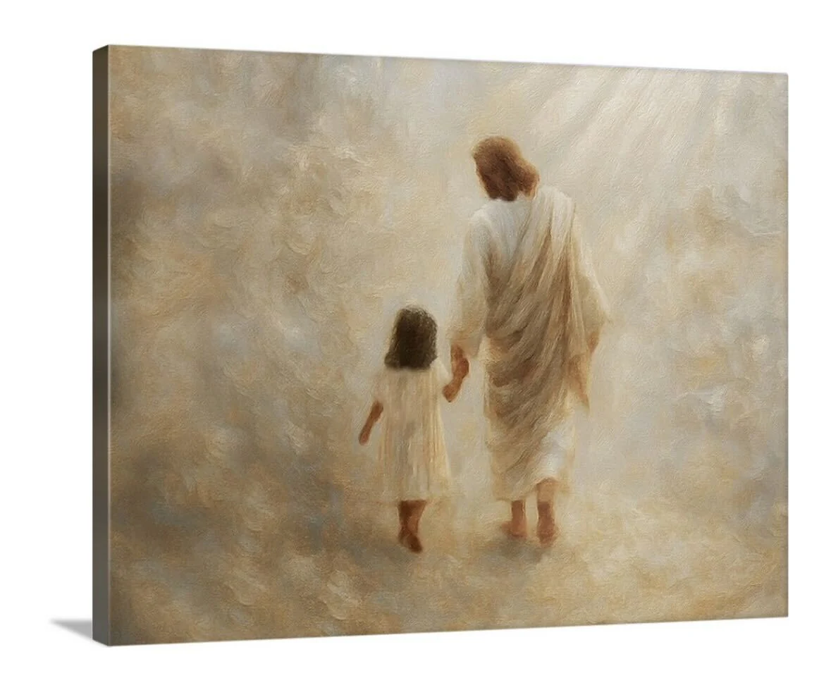 Safe Haven, Black Hair Girl - Canvas - Image 6